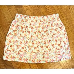 J.crew flower mini skirt